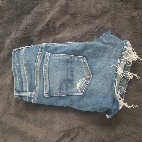 American eagle high rise shorties size 0 - Picture 2 of 4